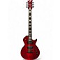 Used ESP LTD EC1000 Deluxe Crimson Red Trans Solid Body Electric Guitar thumbnail