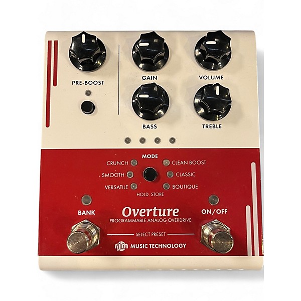 Used Rjm Music Technology OVERTURE OVERDRIVE Effect Pedal