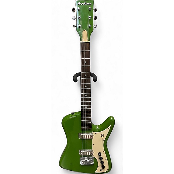 Used Airline BIGHORN GUMBY GREEN Solid Body Electric Guitar