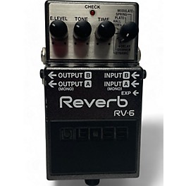 Used BOSS RV6 Digital Reverb Effect Pedal