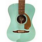 Used Fender California Series Malibu Player Aqua Splash Acoustic Electric Guitar