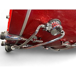 Used 2022 SONOR 3 Piece SQ2 Maple Red Sparkle Drum Kit