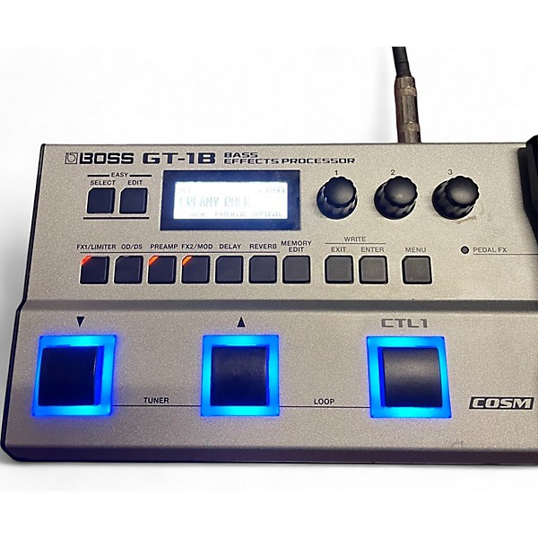 Used BOSS GT1B Bass Effect Pedal