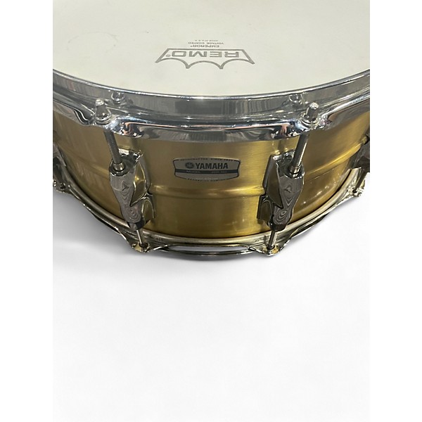 Used Yamaha 14in Recording custom brass Drum