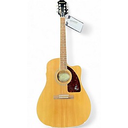 Used Epiphone J-45EC Natural Acoustic Electric Guitar