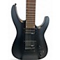 Used Jackson JS22-7 Dinky 7 String Black Solid Body Electric Guitar