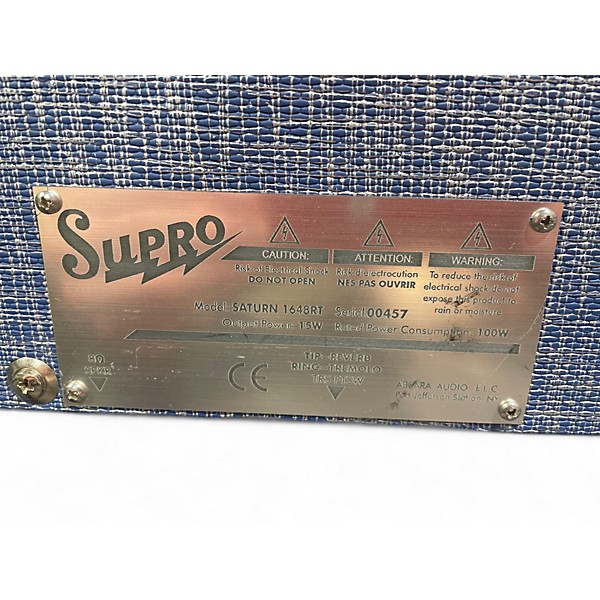 Used Supro Saturn 1648RT Tube Guitar Combo Amp