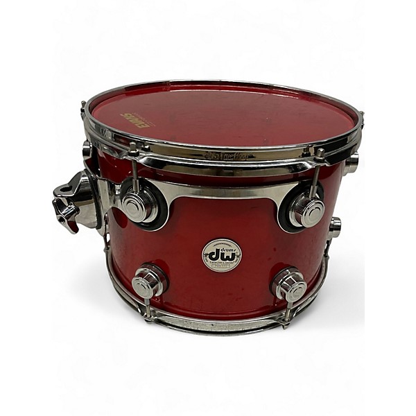 Used DW 3 Piece COLLECTOR SERIES MAPLE BLOOD RED LACQUER Drum Kit