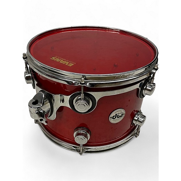 Used DW 3 Piece COLLECTOR SERIES MAPLE BLOOD RED LACQUER Drum Kit