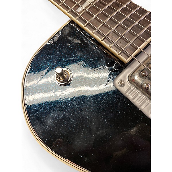 Used Gretsch Guitars G6129T-1957 1957 Reissue Silver Jet Bigsby Blue Sparkle Solid Body Electric Guitar