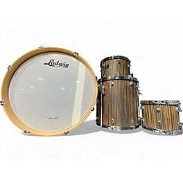 Used Ludwig 4 Piece Signet 105 Gigabeat teak Drum Kit