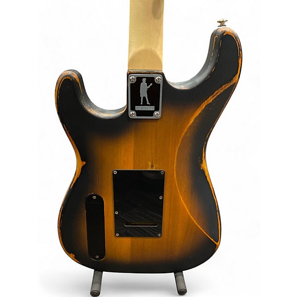 Used Slick SL-54 relic sunburst Solid Body Electric Guitar