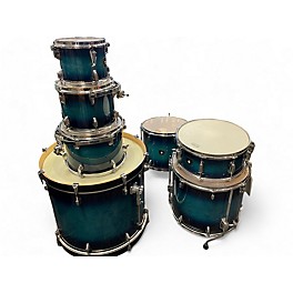 Used TAMA 7 Piece Superstar Classic Blue Drum Kit