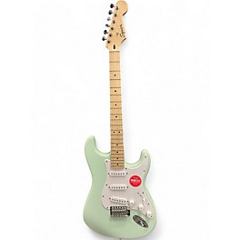 Used Squier Affinity Stratocaster Surf Green Solid Body Electric Guitar