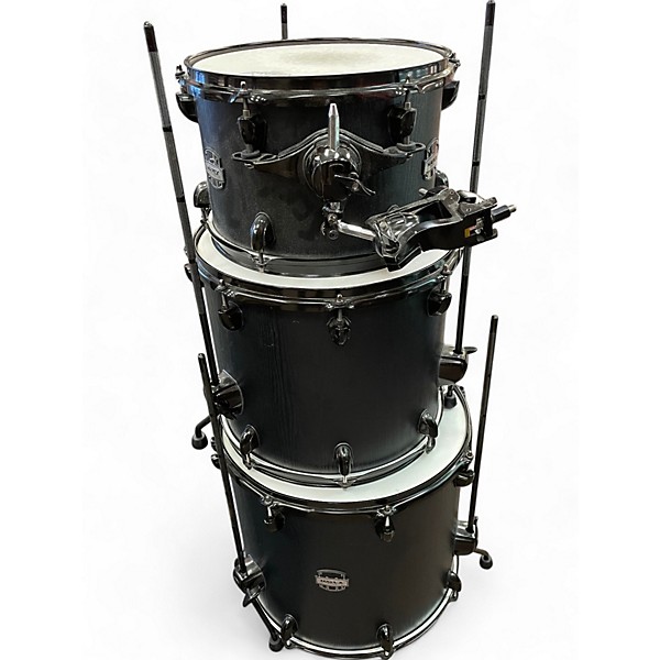 Used Mapex 5 Piece Mars Crossover Black Drum Kit