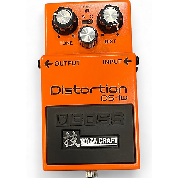 Used BOSS Ds-1W Waza craft Distortion Effect Pedal