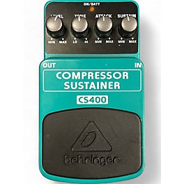 Used Behringer CS400 Compressor Sustainer Effect Pedal