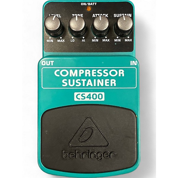 Used Behringer CS400 Compressor Sustainer Effect Pedal