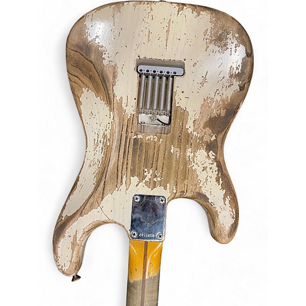 Used 2022 Fender Custom Shop 57 Stratocaster SHRL White blonde Solid Body Electric Guitar