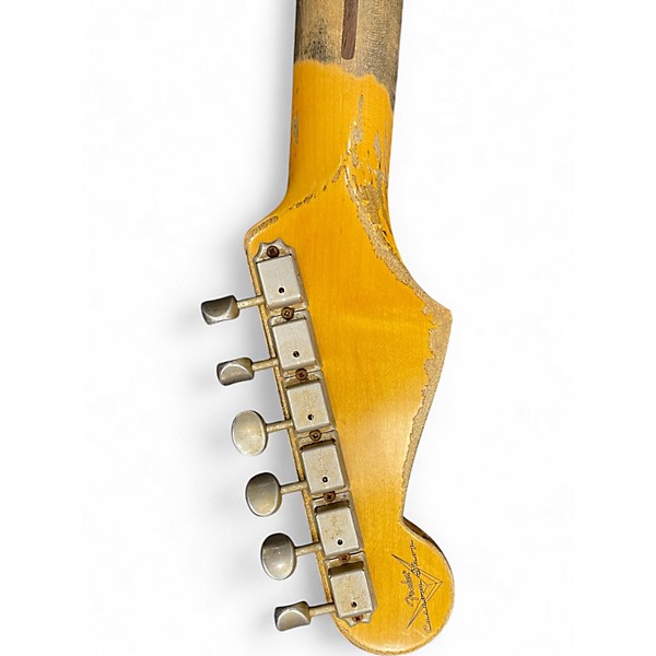 Used 2022 Fender Custom Shop 57 Stratocaster SHRL White blonde Solid Body Electric Guitar