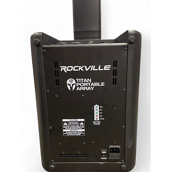 Used Rockville TITAN PORTABLE ARRAY Powered Speaker