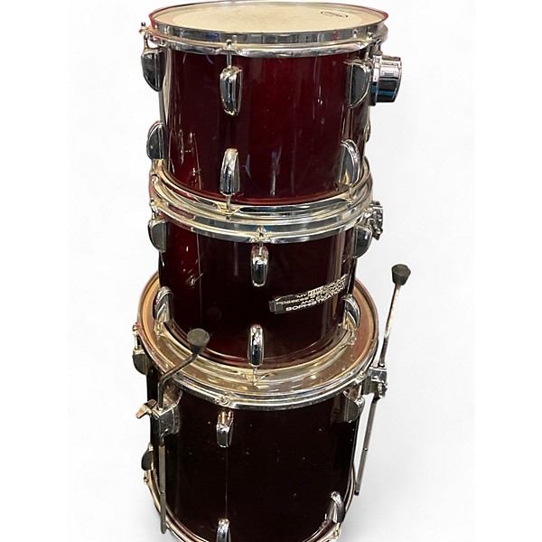 Used TAMA 4 Piece swingstar Wine Red Drum Kit