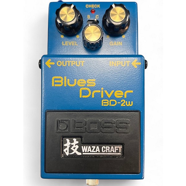 Used BOSS BD2W Blues Driver Waza Craft Effect Pedal