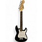 Used Squier Mini Affinity Stratocaster Black and White Electric Guitar thumbnail