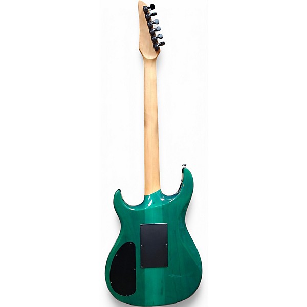 Used 1990s Carvin DC127 Emerald Green Solid Body Electric Guitar