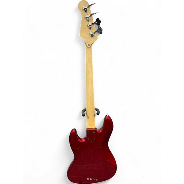 Used Lakland SKYLINE SERIES Candy Apple Red Electric Bass Guitar