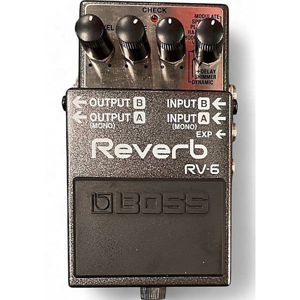 Used BOSS RV6 Digital Reverb Effect Pedal