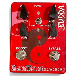 Used Budda ZenMan OD/BOOST Effect Pedal