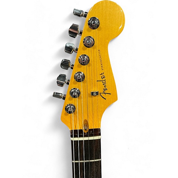 Used Fender American Ultra Stratocaster HSS COBRA BLUE Solid Body Electric Guitar