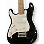 Used Squier Mini Affinity Stratocaster Left Handed Black and White Electric Guitar