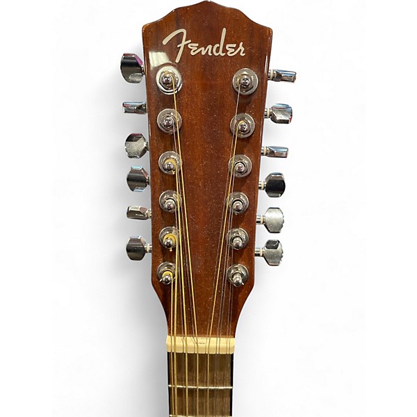 Used Fender CD140SCE 12-STRING Natural 12 String Acoustic Electric Guitar