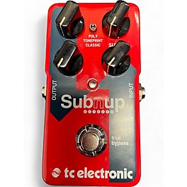 Used TC Electronic Sub N Up Octaver Effect Pedal