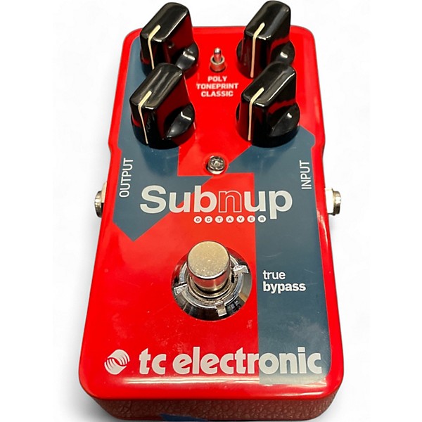 Used TC Electronic Sub N Up Octaver Effect Pedal