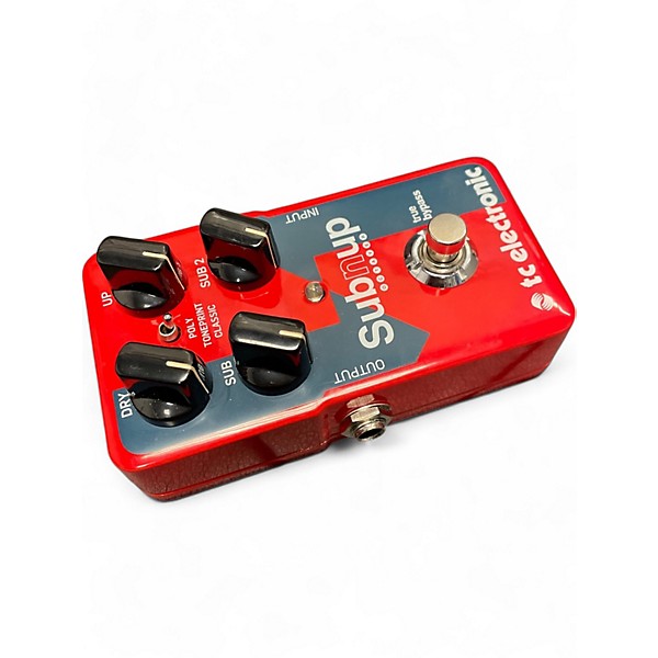 Used TC Electronic Sub N Up Octaver Effect Pedal