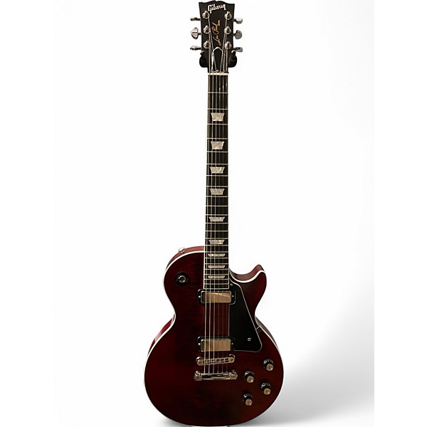 Used Gibson LES PAUL DELUXE PLAYER PLUS Red Solid Body Electric Guitar