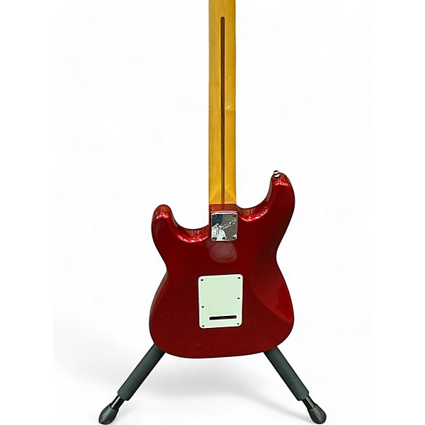Vintage 1997 Fender American Standard Stratocaster Candy Apple Red Metallic Solid Body Electric Guitar
