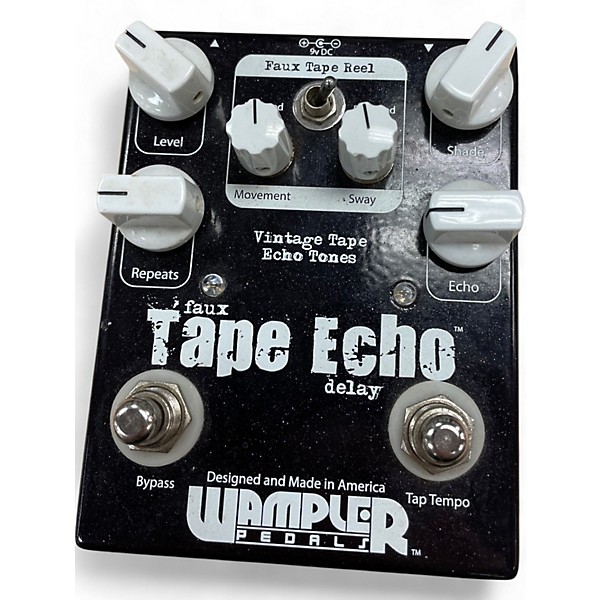 Used Wampler Faux Tape Echo Delay Effect Pedal