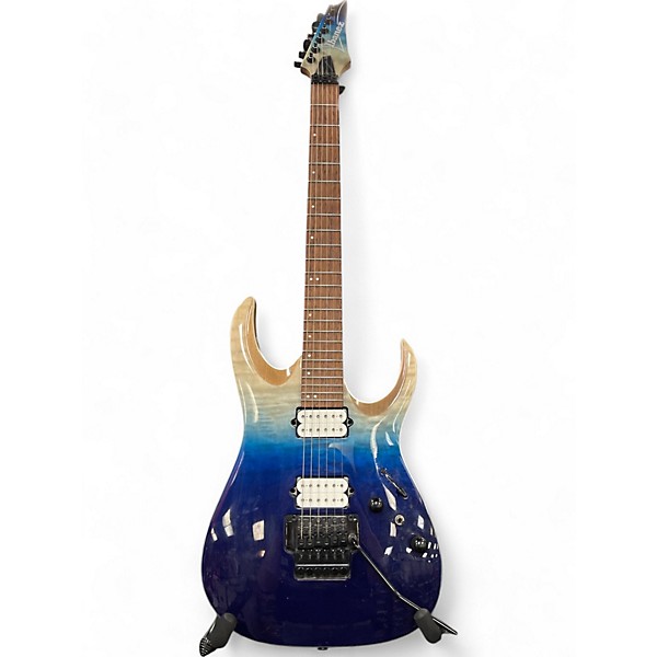 Used Ibanez RGA42HPTQM Blue Iceberg Solid Body Electric Guitar,Specials : American Fashion Style Bags On Sale