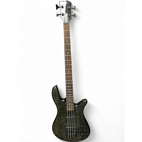 Used 1999 Spector Q4 Black Stain Electric Bass Guitar