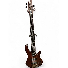 Used Ltd D-5 Brown Electric Bass Guitar