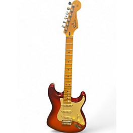Used Fender Standard Stratocaster Plus Cherry Sunburst Solid Body Electric Guitar
