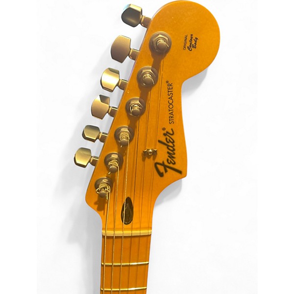 Used Fender Standard Stratocaster Plus Cherry Sunburst Solid Body Electric Guitar