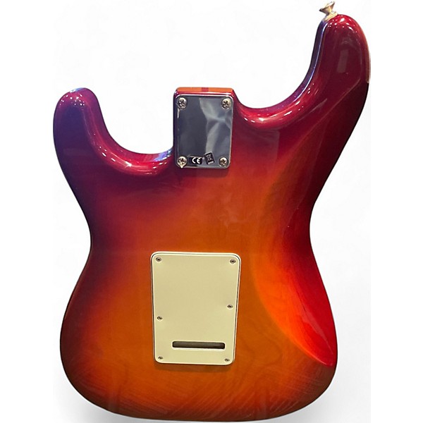 Used Fender Standard Stratocaster Plus Cherry Sunburst Solid Body Electric Guitar