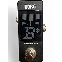 Used KORG PB01 Pitchblack MINI Chromatic Tuner Pedal