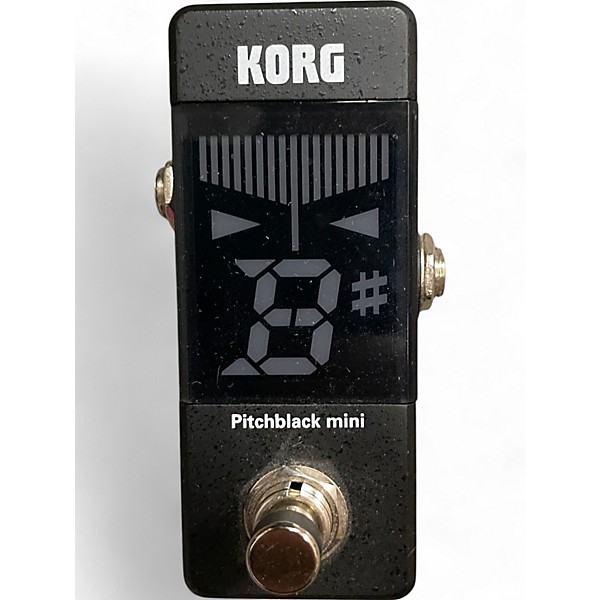 Used KORG PB01 Pitchblack MINI Chromatic Tuner Pedal