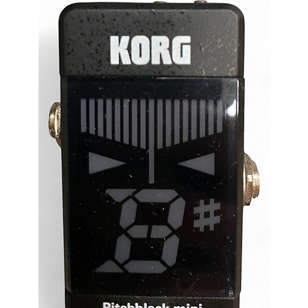 Used KORG PB01 Pitchblack MINI Chromatic Tuner Pedal